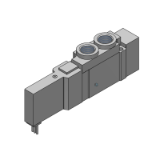 SX7000 Ventil - 5/2-Wege-Elektromagnetventil, Rohrversion