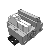 【Discontinued Product】: SS5Y3-45T - Base Mounted Manifold Assembly Stacking Type/DIN Rail Mounted/Plug-in: This product has been discontinued.