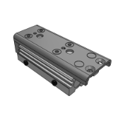 MXQ_Z_X2100 - Height Exchange Type/End Plate Compatible with the Current MXQ Series