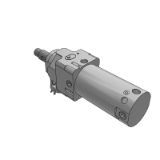 CLK2/CLK2G - Clamp Cylinder With Lock With Standard Auto Switch (Rod Mounting/Band Mounting Type)