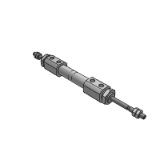 21/22-CJ2W-Z/21/22-CDJ2W-Z - Air Cylinder/Standard: Double Acting Double Rod/Copper/fluorine and silicone-free + Low particle generation