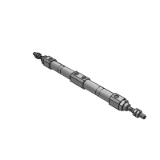 CJ2-Z/CDJ2-Z-XC10 - Dual stroke cylinder/Double rod type/Standard