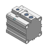 CLQ Kompakt-zylinder mit Verriegelung