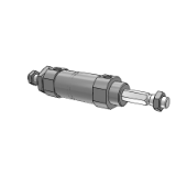 【Discontinued Product】: CM2KW/CDM2KW - Air Cylinder/Non-rotating: Double Acting Double Rod :This product has been discontinued.