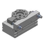 Series MSQA/B - Rotary Table with External Shock Absorber