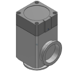 XLF - Aluminum High Vacuum Angle Valve/Normally Closed/O-ring Seal