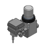 IRV-X1 - Pressostato digitale integrato per montaggio a pannello