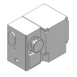 IISA2NSL - Air Catch Sensor without Control Unit / Centralized Wiring with Supply Port on the Left