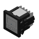 PF2A3 - Digitaler Durchflussschalter, Ausführung mit getrennter Messwertanzeige