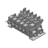 PF3WB - Integrated Type Digital Flow Switch Manifold For Water/Basic Type