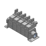 PF3WS - Remote Type Digital Flow Switch Manifold For Water/Supply Type