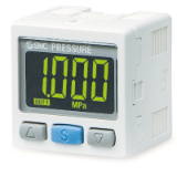 ZSE/ISE30A 2-Color Display High-Precision Digital Pressure Switch