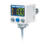 ZSE80(F)/ISE80(H) 2-Color Display Digital Pressure Switch For General Fluids