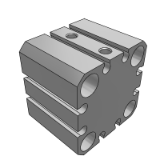 CQS_S/CDQS_S - Compact Cylinder:Anti-lateral Load Type