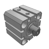 CQSW/CDQSW - Compact Cylinder:Standard Type Double Acting,Double Rod