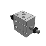 CUKW/CDUKW - Free Mount Cylinder:Non-rotating Rod Type Double Acting,Double Rod