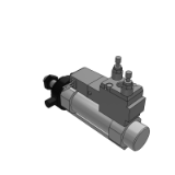 CVM5 - Cylinder With Valve/Double Acting Single Rod