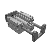 MGG - Guide cylinder/End lock type
