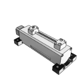 MGZ_R - Non-rotating Double Power Cylinder With End Lock On Rod Side