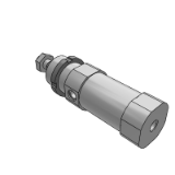C75_S/CD75_S - Air Cylinder: Standard Single Acting, Spring Return/Extend