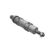 C75W/CD75W - Air Cylinder: Standard Double Acting, Double Rod