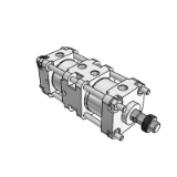 CA2-Z/CDA2-Z-XC10 - Dual Stroke Cylinder/Double rod type
