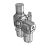 【收敛品】:  AC20D-40D - 过滤减压阀 + 油雾分离器:本产品已停止生产