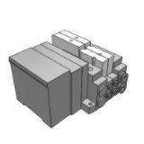 SS5V1-EX120_10 - タイロッドベース: 一体型（出力対応）シリアル伝送システム