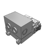 SS5V1-EX126 - タイロッドベース: 一体型（出力対応）シリアル伝送システム