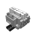 SS5V2-G_16 - 盒式底板: 对应扁平电缆接线系统