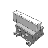 【收敛品】:  VV5Q51-C - 底板配管型插头引线式单元: 插头式组件:本产品已停止生产