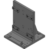 Angle connection profile assembly, table assembly