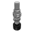 FBNETB - Suction cups and accessories - precision - sponge vacuum suction cups - spring top vacuum port - quick coupling type