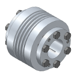 WK6 - Metal Bellow Coupling with conical clamping hub