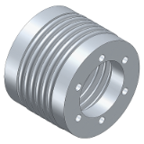WK7 - Metal Bellow Coupling with flange mounting