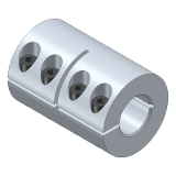 WSR450-RF - Slotted Shaft Coupling - without keyway - stainless steel version