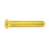 00010006 - Brass(+)Flat countersunk machine screw(Small head)