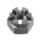 N0000C24 - Iron Hexagon Slotted and Castle Nut (Type-2) (High form) (Fine Thread)