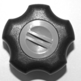 N0002K23 - Iron New Fit Knob (Black) (Whitworth)