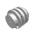 SDWA-54 - Double Disk Type Coupling / Set Screw Type / Flange Type