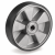 65ESDCC - ESD 'TR' polyurethane wheels, electrical resistance <10^9 Ohm, aluminium centre