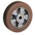 58HTALCC - "TR-POWERHIGH" high thickness polyurethane wheels, aluminium and cast iron centre