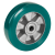 62ALCC - "TR-ROLL" polyurethane wheels, aluminium centre, ball bearing bore