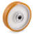 66CC - "TR" polyurethane wheels, polyamide 6 centre, ball bearing bore