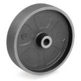 69CB - Cast iron solid wheels, plain bore