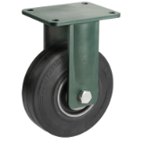 SF/EE HD - "SIGMA ELASTIC" rubber wheels, cast iron centre, fixed bracket type "EE HD"