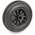 52PPCB - Standard rubber wheels, polypropylene centre, plain bore