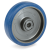 73P6CR - "SIGMA ELASTIC" rubber wheels, polyamide 6 centre, roller bearing bore
