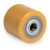 75SC - TR polyurethane transpallet rollers, steel centre, ball bearing bore