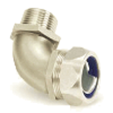Stainess Steel 90 Angled Liquidtight Conduit Connectors - 105°C Max.